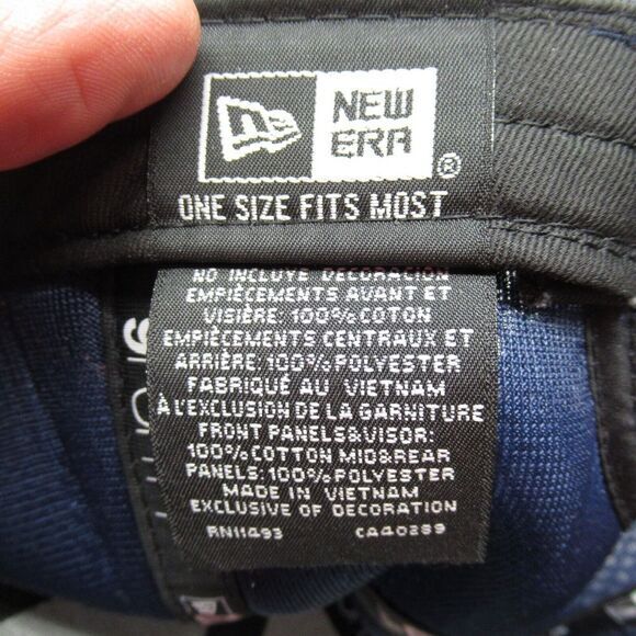 New England Patriots New Era Cap Unisex One Size NFL Blue Adjustable Mesh NWD - Picture 3 of 12